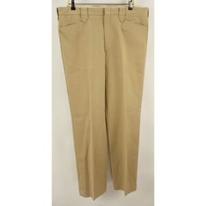 Vintage Mesquite Niver Western Wear Pearl Snap Pants Men's 38 x 34 Tan Khaki